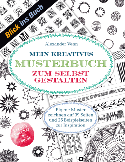 Muster selbst zeichnen zum Entspannen (Blick ins Buch)